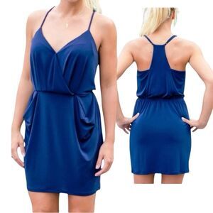 BCBGeneration Madelyn Halter Top Cocktail Dress size small